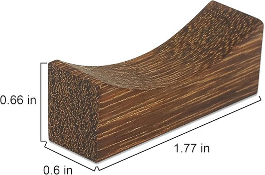 10pcs Quality Chopsticks Rests and Holders for Home Kitchen Hotel Restaurant Dining, Natural Wooden Cutlery Stand Rack Set for Holding Spoons Forks Knives Chop Sticks etc. Neatly and Stably