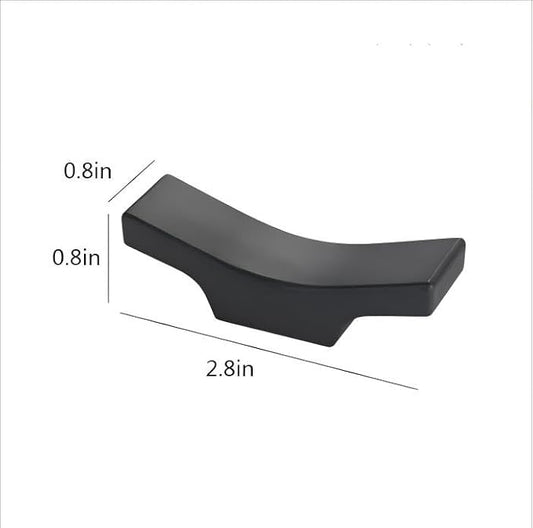 8pcs Ceramic Tableware Chopstick Holder, Knife Holder, Spoon and Fork Holder (black)